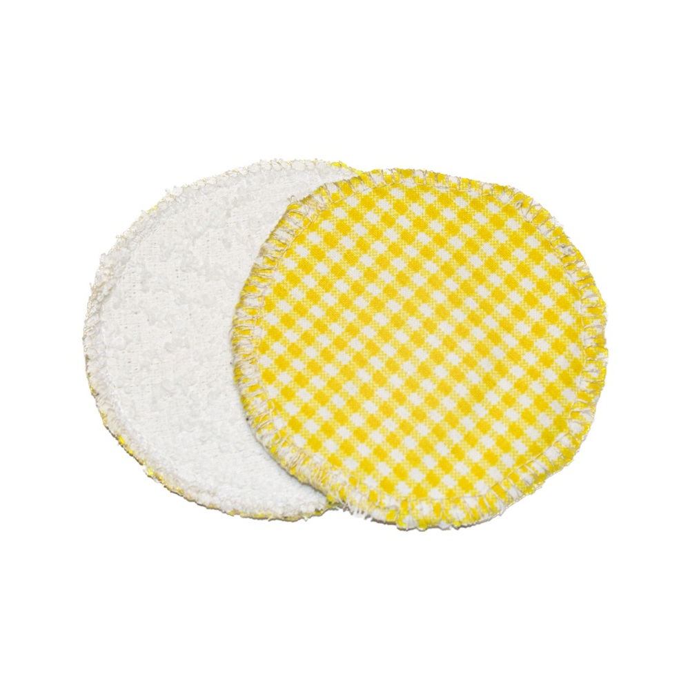 Reusable Terry Cloth Facial round with Cotton Fabric (set of 10)